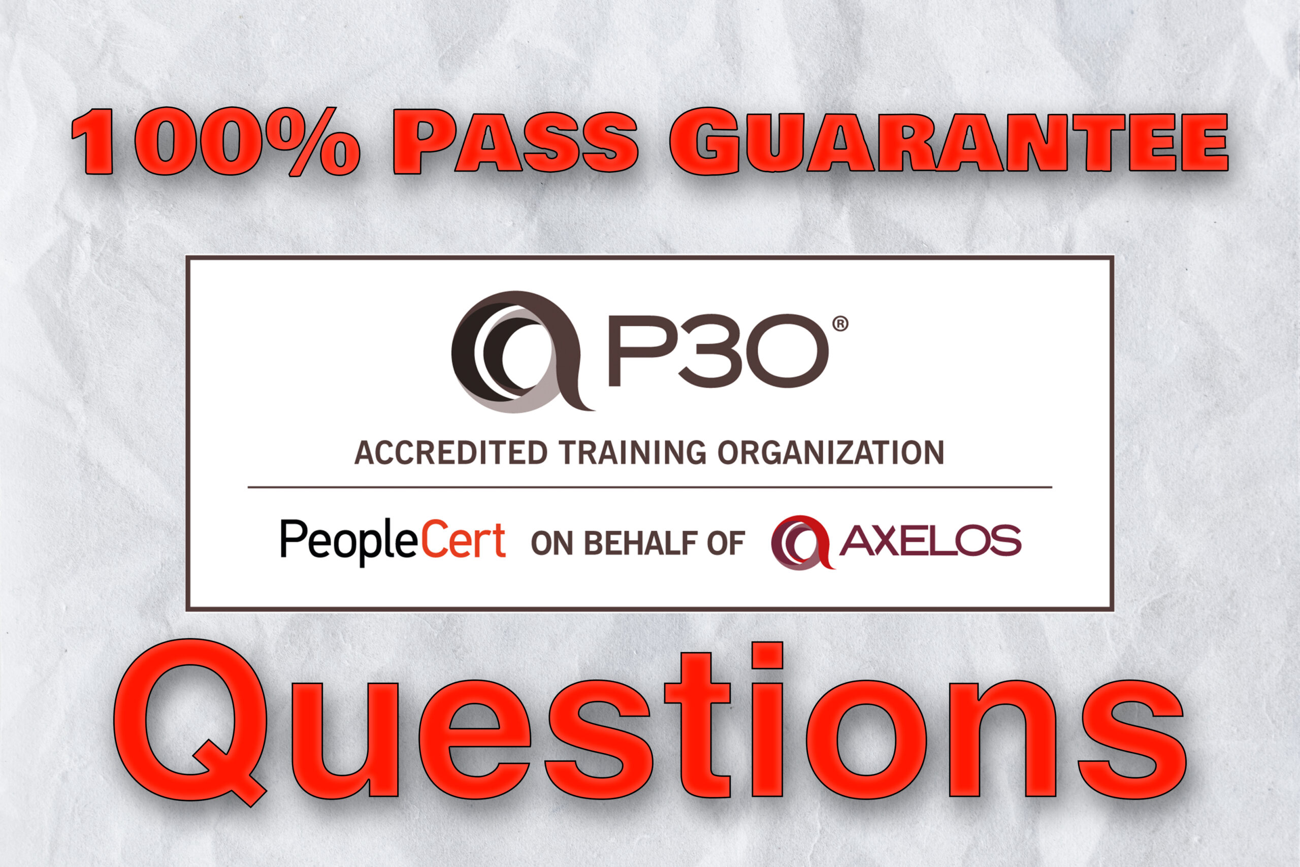 P3O Questions 100% Pass Guarantee